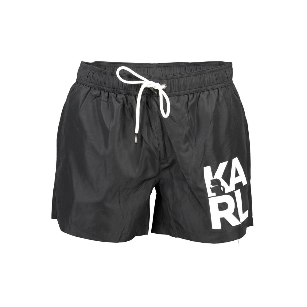 Svart polyester badetøy