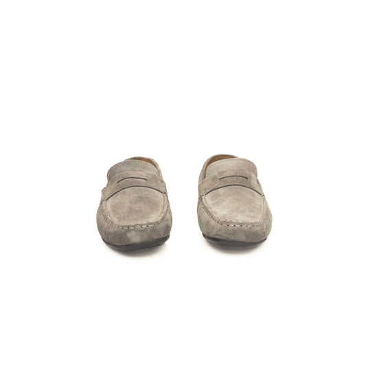 Cerruti 1881 Grå kuskinn herreloafer