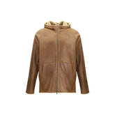 Salvatore Santoro Brown Leather Coat