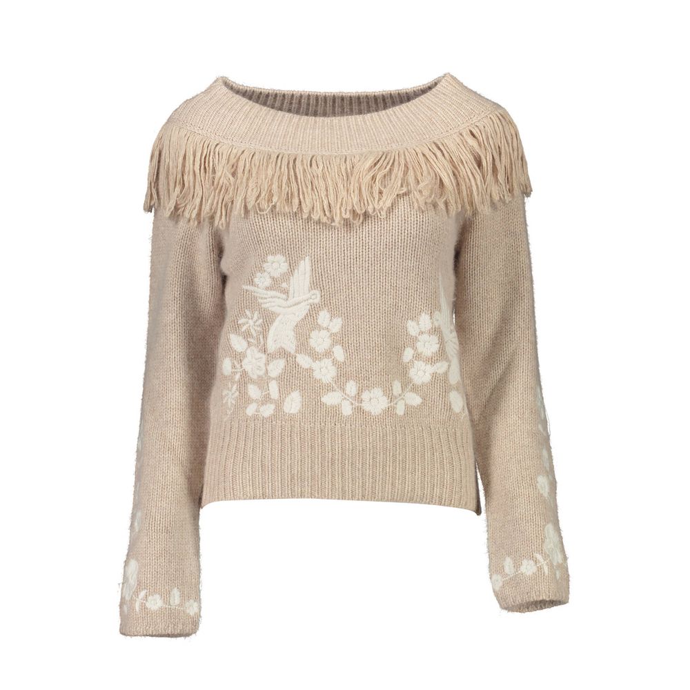 Beige ulltröja