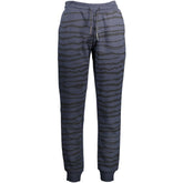 Cavalli Class Blue Cotton Pant