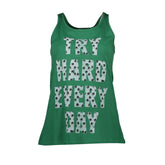Silvian Heach Green Cotton Tank Top