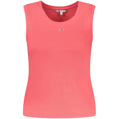 Tommy Hilfiger Pink Cotton Women Tank Top