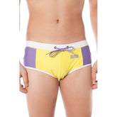 Datch Yellow Elastane Swimwear