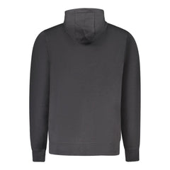 North Sails Black Cotton Men Sweatshirt