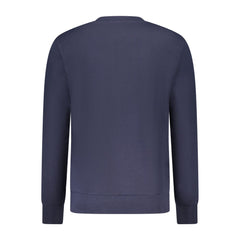 North Sails Blue Cotton Men Sweatshirt