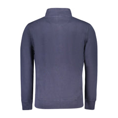 North Sails Blue Cotton Men Sweatshirt