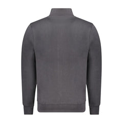 North Sails Black Cotton Men Sweatshirt