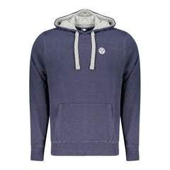 North Sails Blue Cotton Men's Hoodie