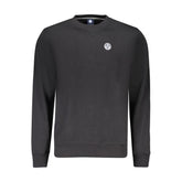 North Sails Black Cotton Men's Sweatshirt