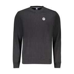 North Sails Black Cotton Men's Sweatshirt