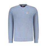 North Sails Blue Cotton Men Sweatshirt