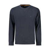 Hugo Boss Blue Cotton Men Sweatshirt