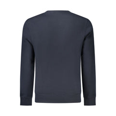 Hugo Boss Blue Cotton Men Sweatshirt