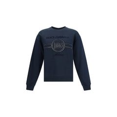 Dolce & Gabbana Blue Cotton Sweatshirt