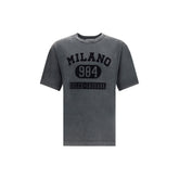 Dolce & Gabbana Gray Cotton T-Shirt