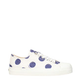 Moschino White Fabric Low Top Sneakers