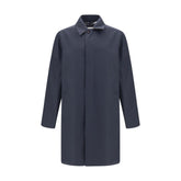 Burberry Blue Cotton Coat