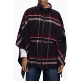Desigual Black Polyester Women Poncho