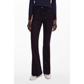 Desigual Purple Cotton Women Jeans
