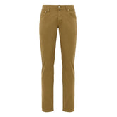 Jacob Cohen Yellow Cotton Skinny Pants