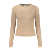 Pepe Jeans Beige Cotton Women Sweater