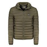 Cavalli Class Green Polyester Men Jacket