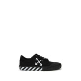 Off-White Black Calf Leather Bos Taurus Low Top Sneakers