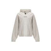 Balenciaga White Cotton Sweatshirt