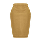 Saint Laurent Beige Denim Skirt