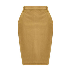 Saint Laurent Beige Denim Skirt