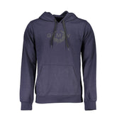 Gianmarco Venturi Blue Cotton Sweatshirt