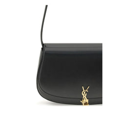 Saint Laurent Black Calf Leather Bos Taurus Shoulder Bag