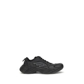 Balenciaga Black Calf Leather Bos Taurus Athletic Sneakers