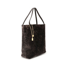 Chloé Brown Fur Shoulder Bag