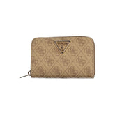 Guess Jeans Beige Polyethylene Wallet