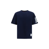Thom Browne Blue Cotton T-Shirt