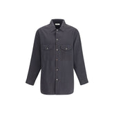 Lemaire Gray Silk Shirt
