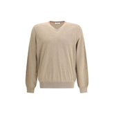 Ferragamo Beige Fleece Wool Sweatshirt
