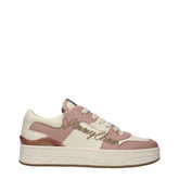 Jimmy Choo Pink Leather Low Top Sneakers