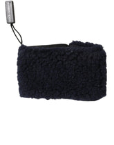 Dolce & Gabbana Black Wool Knitted Sweatbands Men Wristband