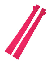 Dolce & Gabbana Pink Wool Fingerless Elbow Length Mitten Gloves