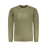 Rifle Green Cotton Men Sweater
