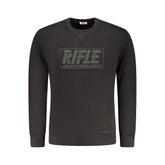 Rifle Black Cotton Men Sweater