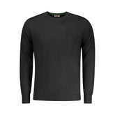 Rifle Black Wool Men Sweater