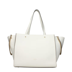 Jimmy Choo White Leather Shoulder Bag