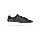 Tommy Hilfiger Black Leather Men Sneaker