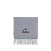 Vivienne Westwood Gray Wool Scarf