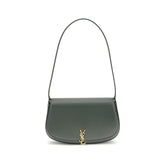 Saint Laurent Green Calf Leather Bos Taurus Shoulder Bag