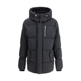Moose Knuckles Black Nylon Coat